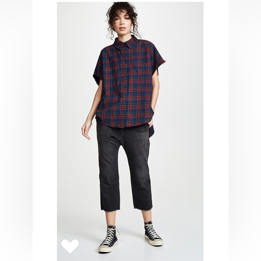 ONE TEASPOON Daria Cutoff Shirt